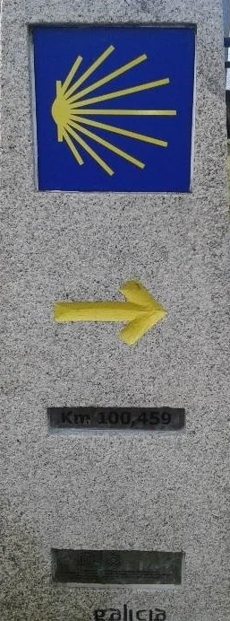 Señal del Camino de Santiago 1