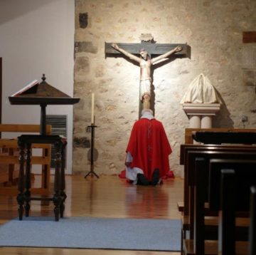 a la luz de la santa cruz