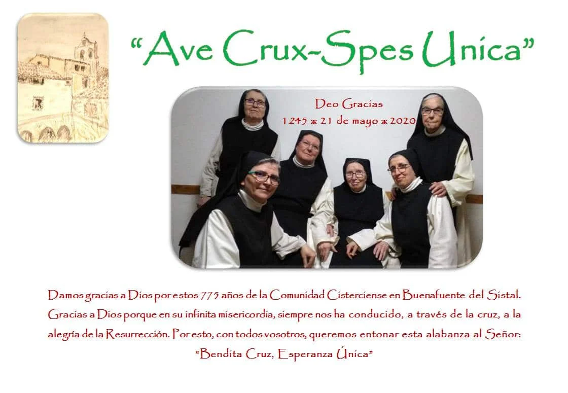 Accion de gracias 775 aniversario monjas Buenafuente mayo 2020