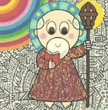 Dibujo de San Benito Carta monjas julio 2020 2
