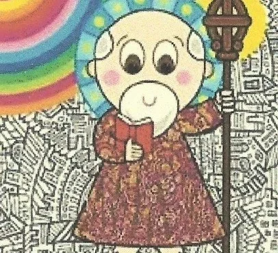 Dibujo de San Benito Carta monjas julio 2020 2