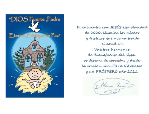 Felicitacion monjas Buenafuente dic 2020