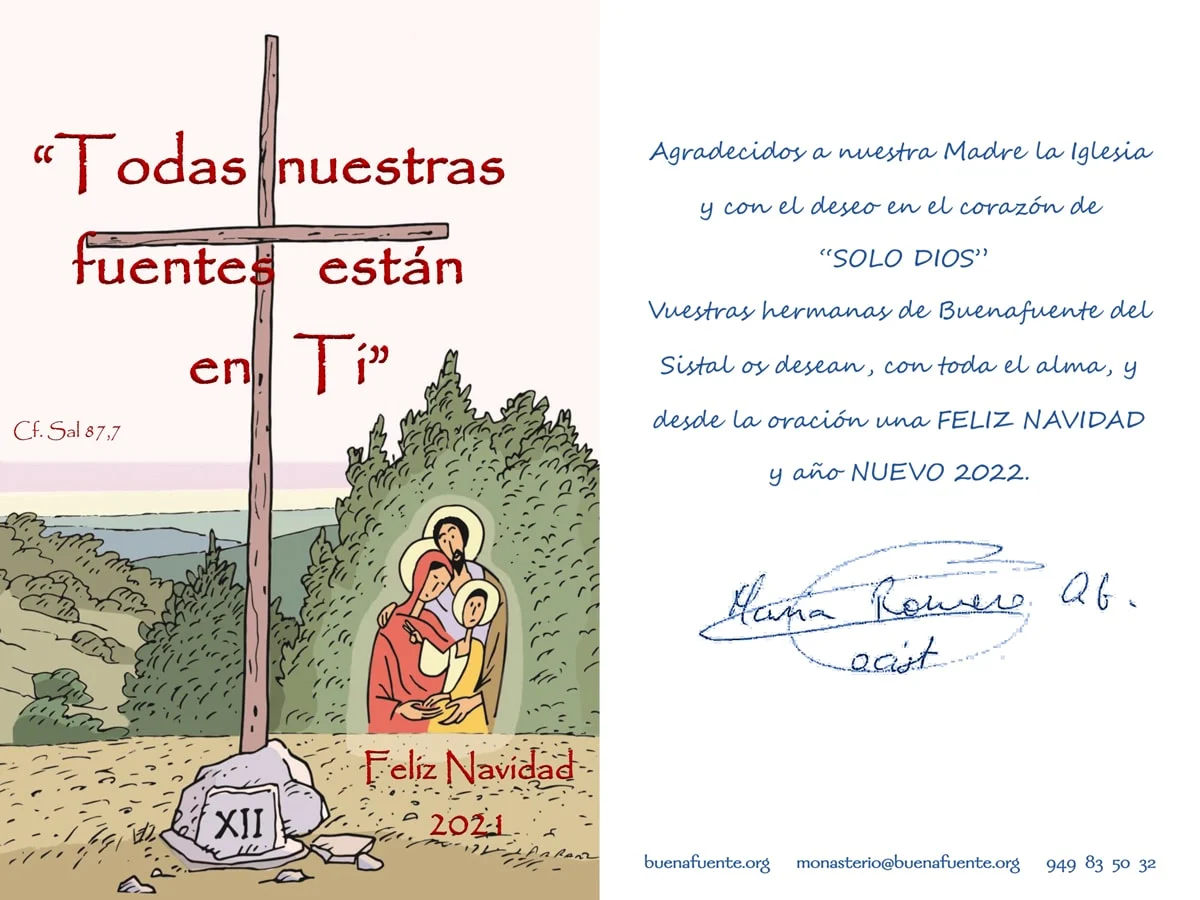 Felicitacion Navidad 2021 Buenafuente del Sistal