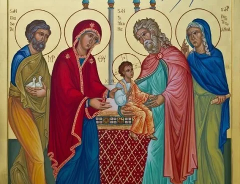 Presentacion del Nino Jesus en el templo