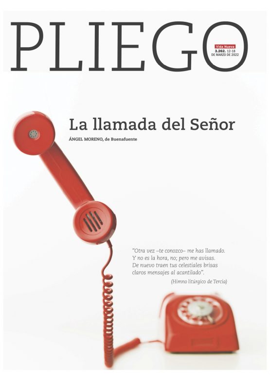 Cubierta pliego Vida Nueva La llamada del Senor marzo 2022