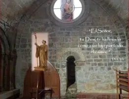 La Asunción de la Virgen María y San Bernardo