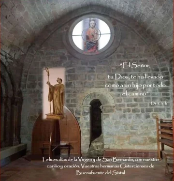 La Asunción de la Virgen María y San Bernardo