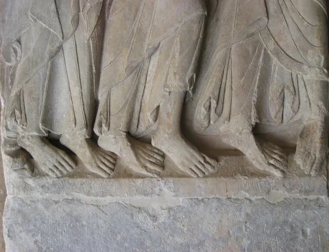 pies peregrinos monasterio Silos