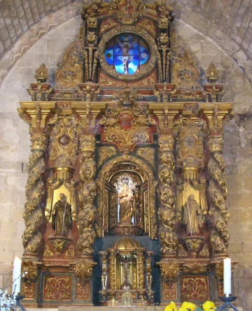 Retablo Monasterio Buenafuente san Bernardo