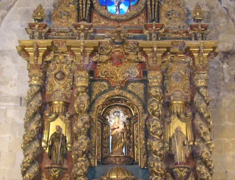 Retablo Monasterio Buenafuente san Bernardo