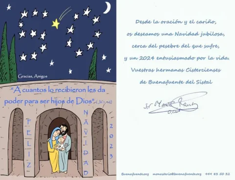Felicitacion Navidad 2023 Monasterio