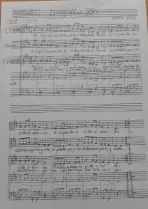 Libro musical manuscrito de Ignacio Yepes Amistad 2023