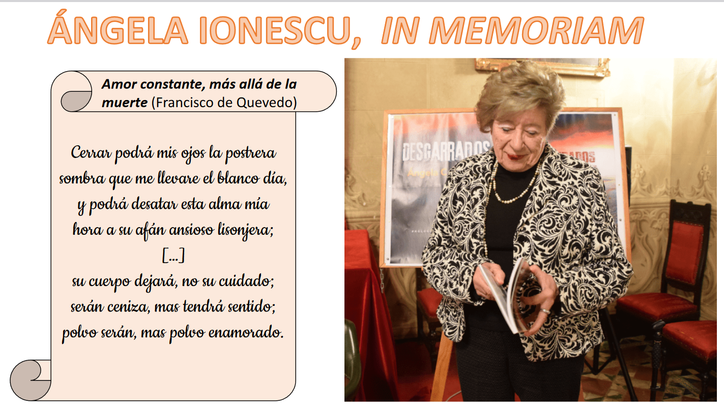 In memoriam Angela C Ionescu 16 3 2024