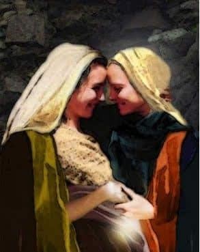 Visitacion de Maria a su prima Isabel