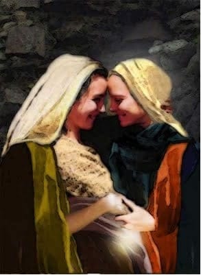 Visitacion de Maria a su prima Isabel